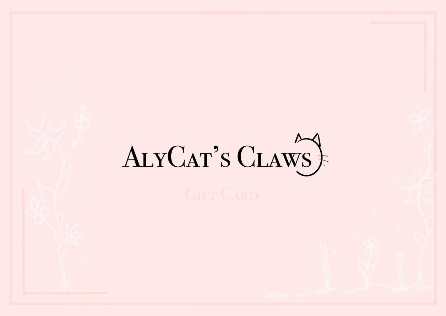 AlyCat's Claws Gift Card